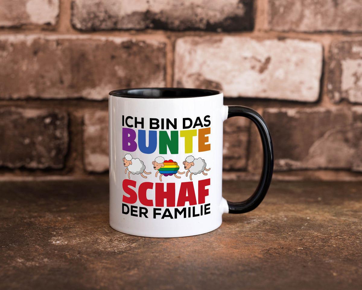 LGBTQ+ Tasse | Buntes Schaf Regenbogen Humor Geschenkidee