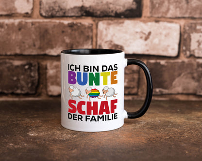 LGBTQ+ Tasse | Buntes Schaf Regenbogen Humor Geschenkidee