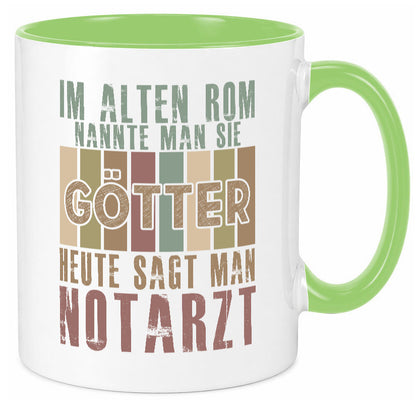Heute sagt man: Notarzt | Arzt Humor Geschenkidee Tasse