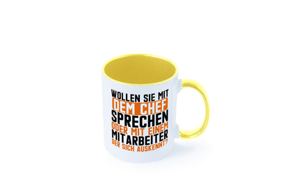 Wollen sie mit dem Chef Sprechen | Mitarbeiter Humor Arbeit Kollegen Büro