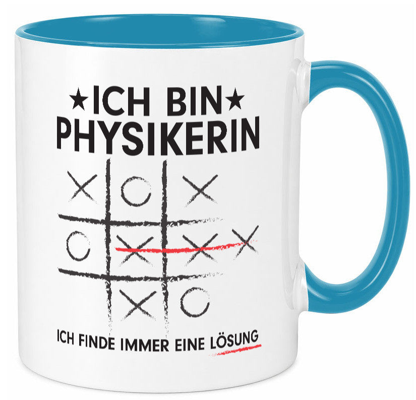 Löse Probleme: Physikerin | Physik Humor Geschenkidee Tasse