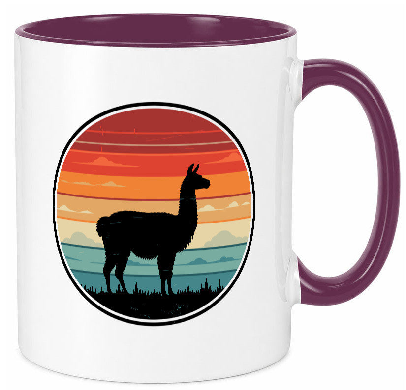 Lama | Alpaka Vintage Humor Geschenkidee Tasse