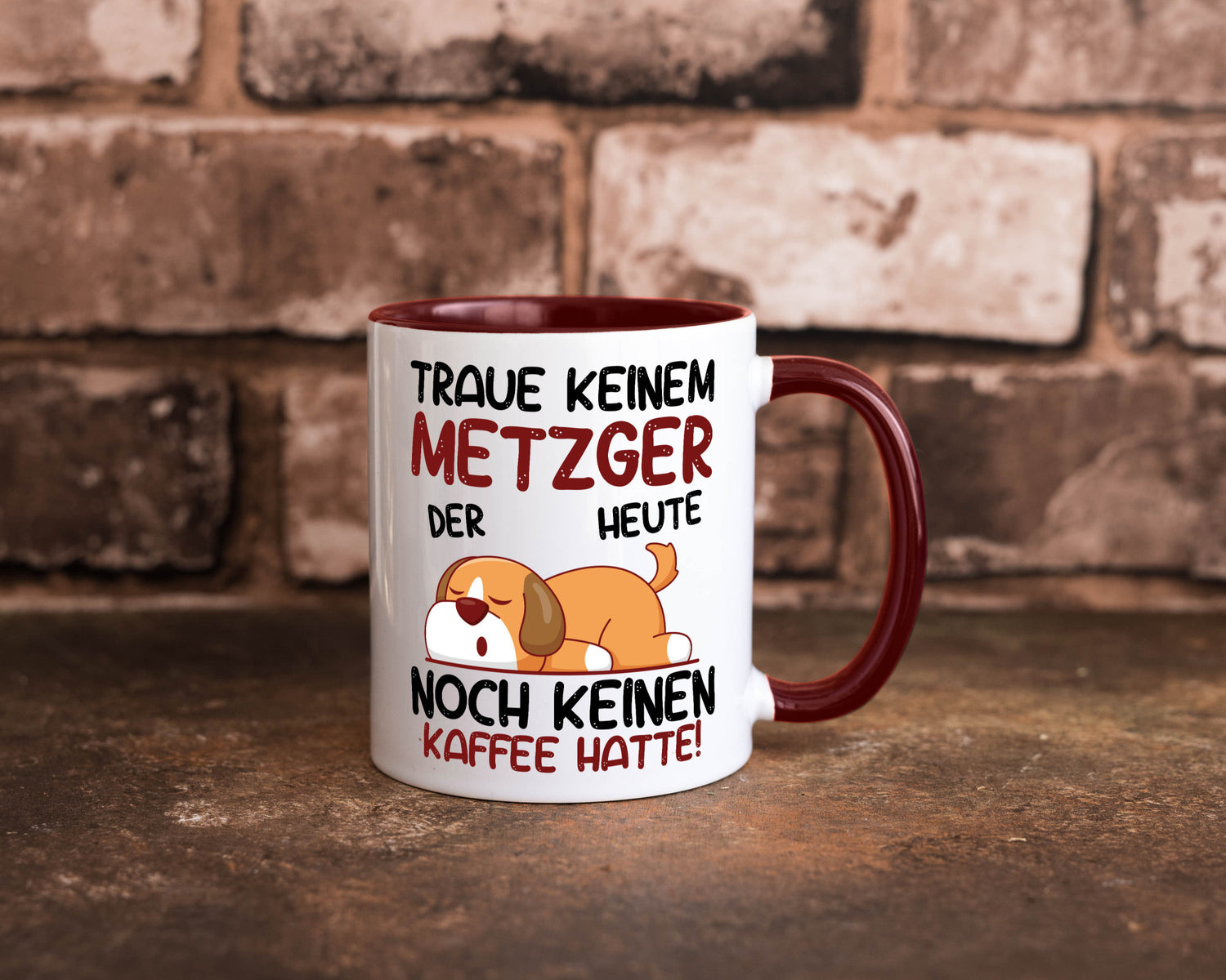 Traue keinem Metzger | Fleischer Metzgerei lustiger Spruch Geschenk Humor