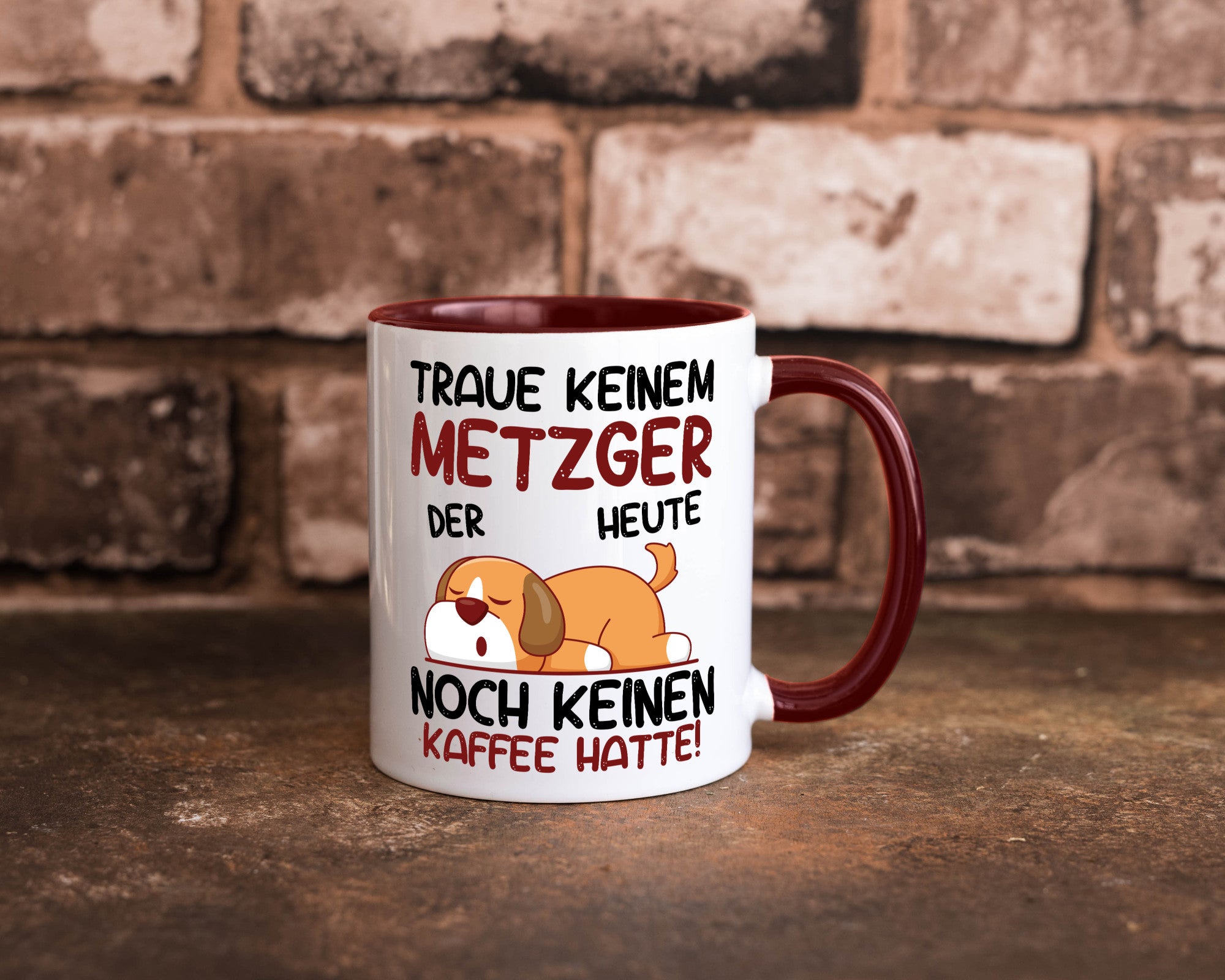 Traue keinem Metzger | Fleischer Metzgerei lustiger Spruch Geschenk Humor