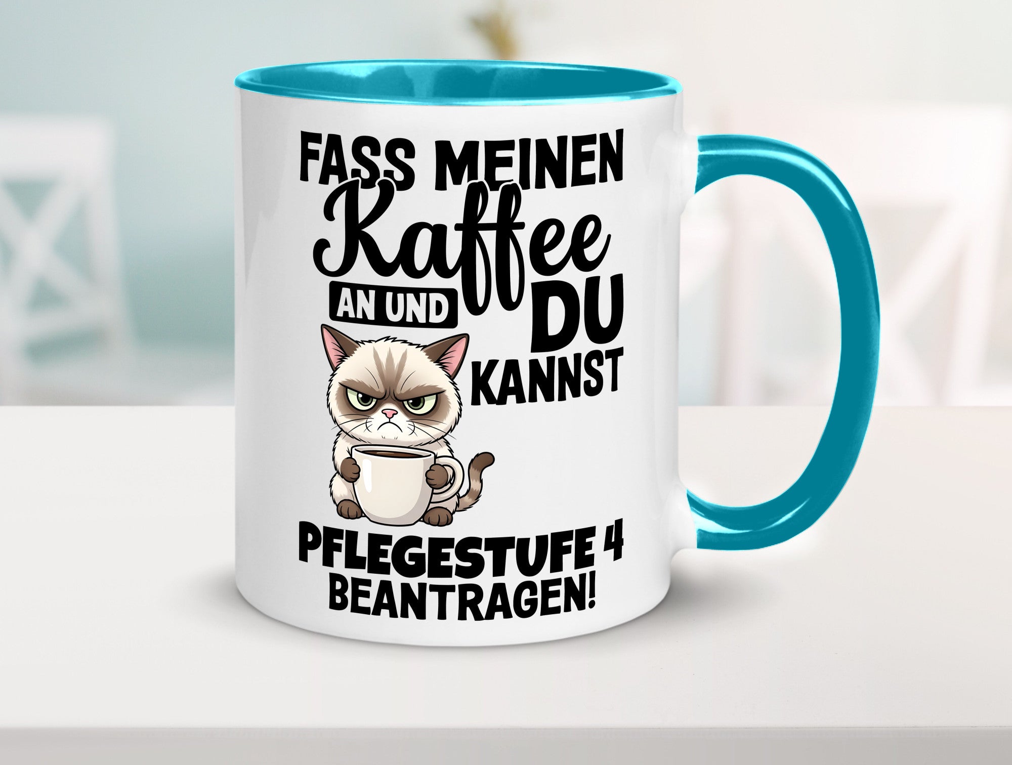 Fass meinen Kaffee an | Pflegestufe 4 Krankenschwester v3 Geschenkidee Humor
