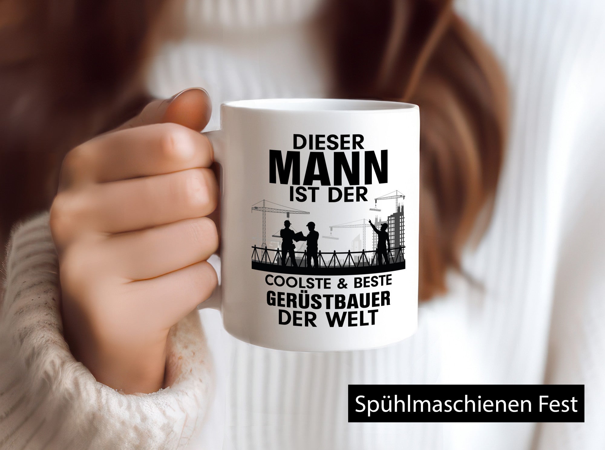 Coolster Gerüstbauer | Männer Tasse Baustelle lustiger Spruch Geschenk Humor