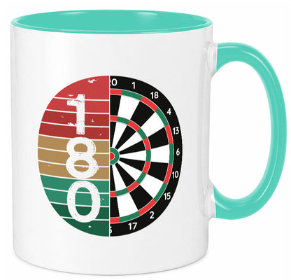 Dartsboard | Retro Dartspieler Kollege Freunde Geschenkidee Arbeit Kollegen