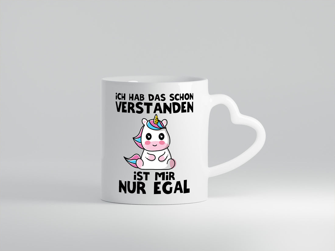 Habs verstanden ist mir nur egal | Einhorn lustiger Spruch Geschenk Humor