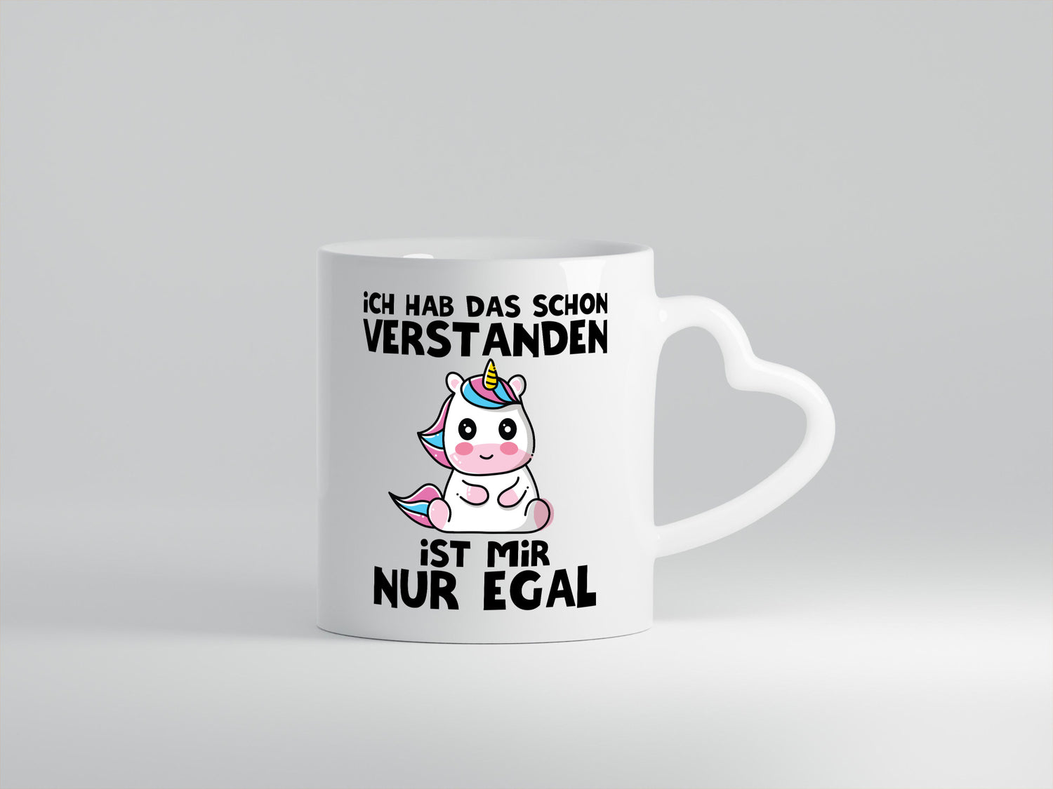 Habs verstanden ist mir nur egal | Einhorn lustiger Spruch Geschenk Humor