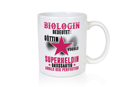 Bedeutung von Biologin | Biologie Naturforscherin lustig Humor Geschenkidee