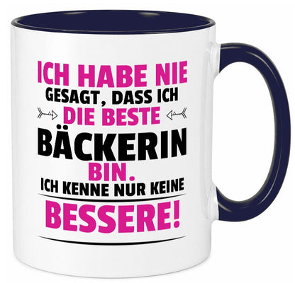 Die Beste Bäckerin | Bäckerei Frauen Backen lustig Humor Geschenkidee Geschenk Tasse