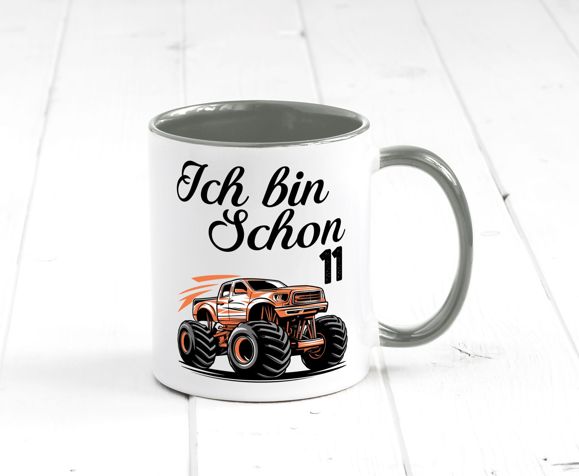 11. Geburtstag | Monster truck 11 Jahre lustiger Spruch Geschenk Geschenkidee