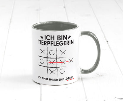 Löse Probleme: Tierpflegerin | Pflegeberuf Tierheim v3 Humor Arbeit Kollegen