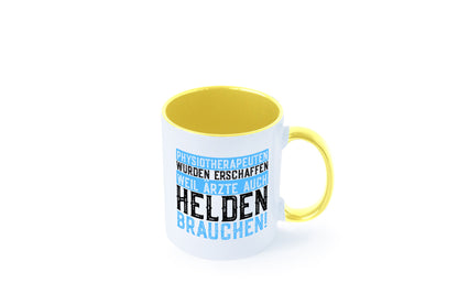 Physiotherapeut | Helden Therapeutin lustiger Spruch Humor Geschenkidee Tasse