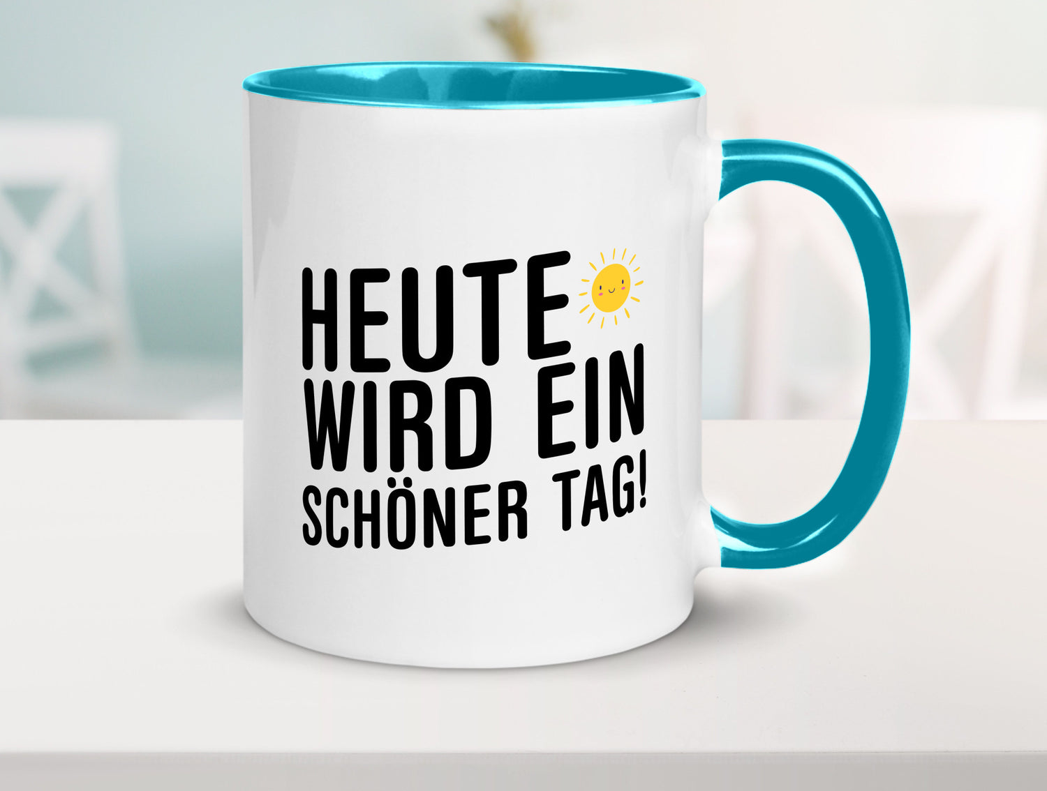 Heute wird ein schöner Tag | Motivation Positive Gedanken lustig Humor