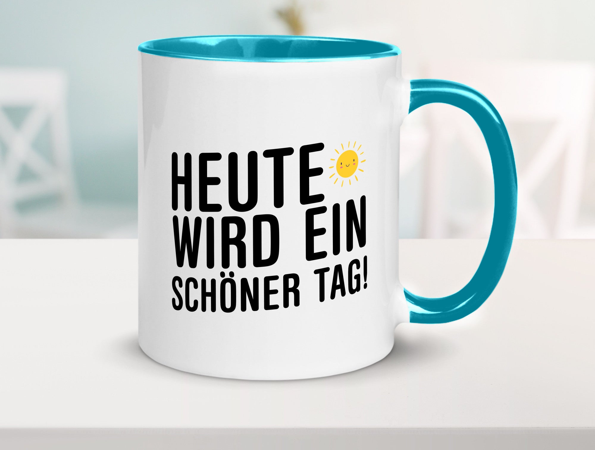 Heute wird ein schöner Tag | Motivation Positive Gedanken lustig Humor