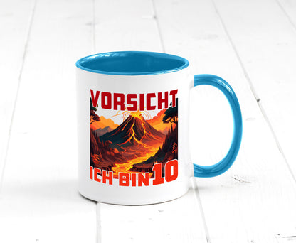 10. Geburtstag | 10 Jahre Vulkanausbruch Vulkan Humor Geschenkidee Tasse