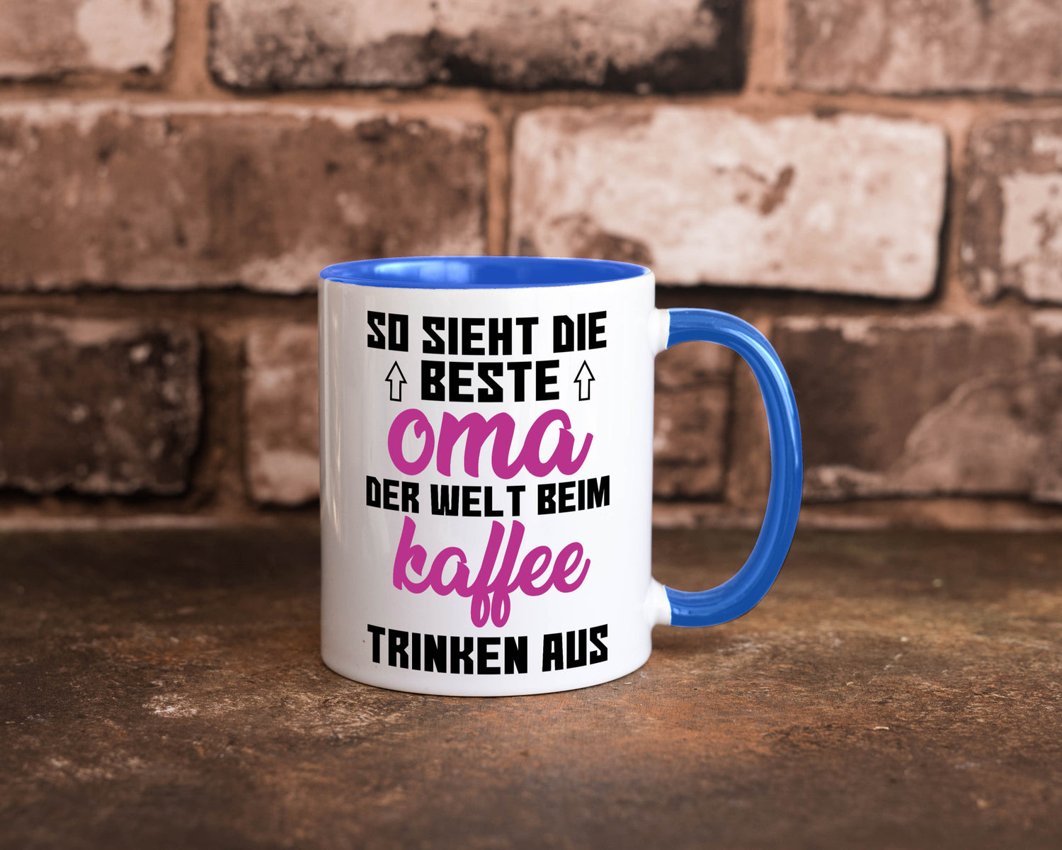 Beste Oma der Welt | Großmutter Tasse lustiger Spruch Geschenk Familie