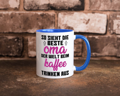 Beste Oma der Welt | Großmutter Tasse lustiger Spruch Geschenk Familie