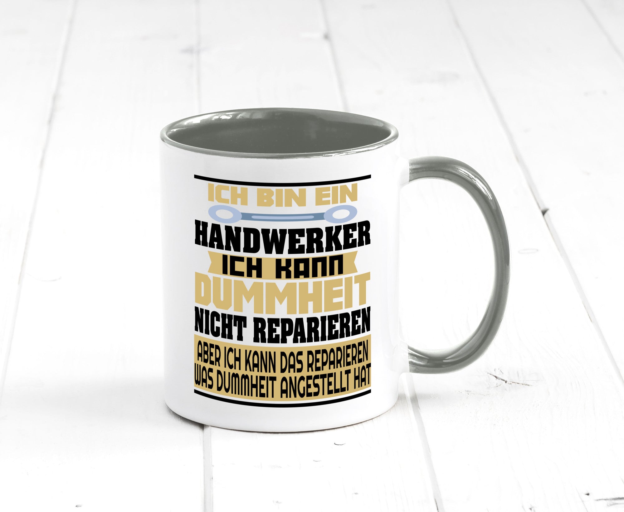 Ich bin Handwerker | Dummheit Schlechte Arbeit lustiger Spruch Geschenk