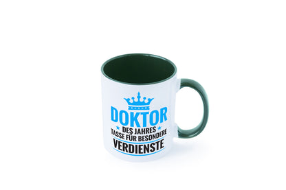 Besonderer Verdienst: Doktor | Doktorand Doktortitel Humor Geschenkidee Tasse