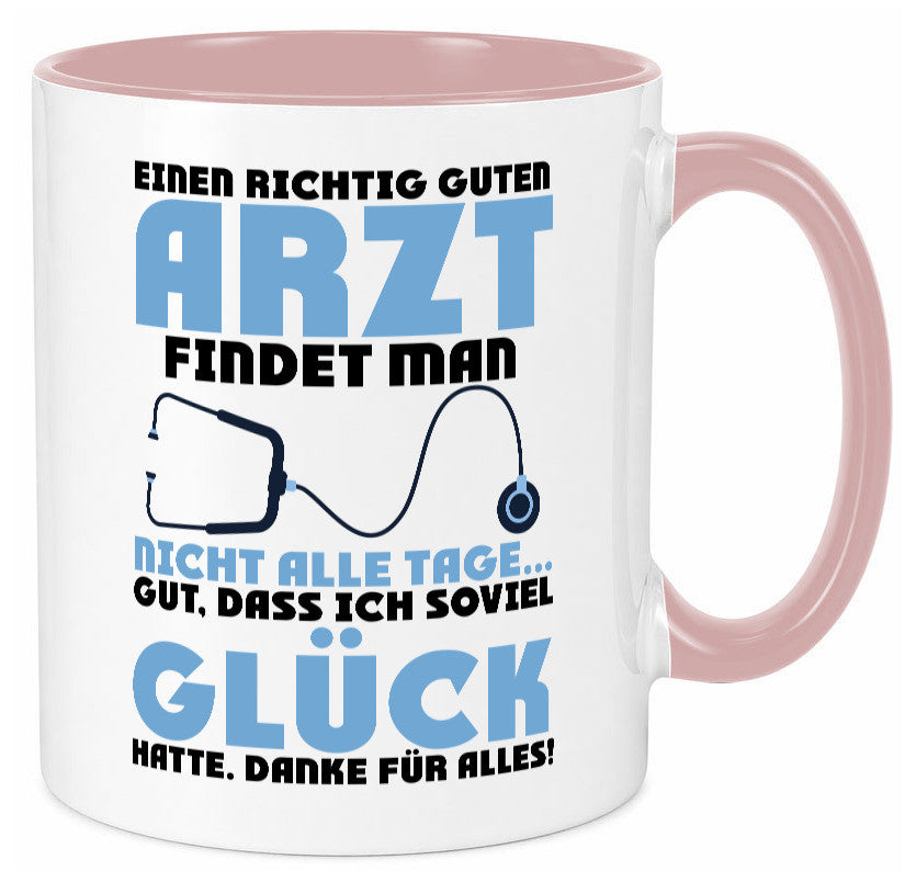 Richtig guter Arzt | Dankeschön Doktor Stethoskop Humor Geschenkidee Tasse