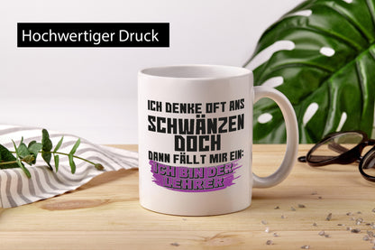 Ich bin der Lehrer | Beruf Tasse Schule Humor Geschenkidee Arbeit Kollegen Büro