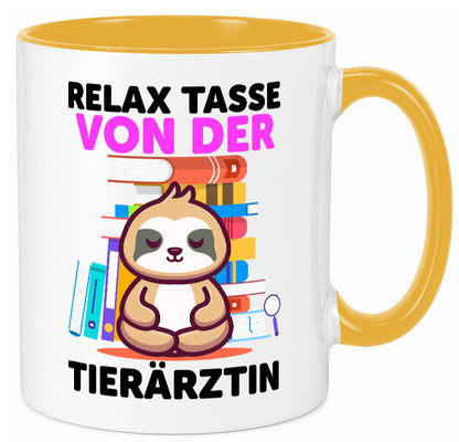 Relax Tasse: Tierärztin | Mediziner Tiermedizin Humor Tierliebhaber