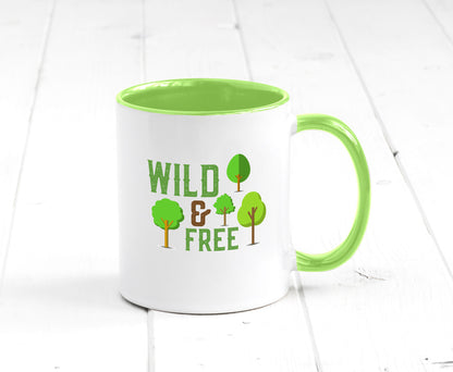 Wild and free | Freiheit Camper Hobbycamper Geschenkidee Humor Tasse