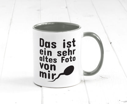 Sehr altes Foto von mir | lustige Tasse Männer Humor Geschenk Geschenkidee