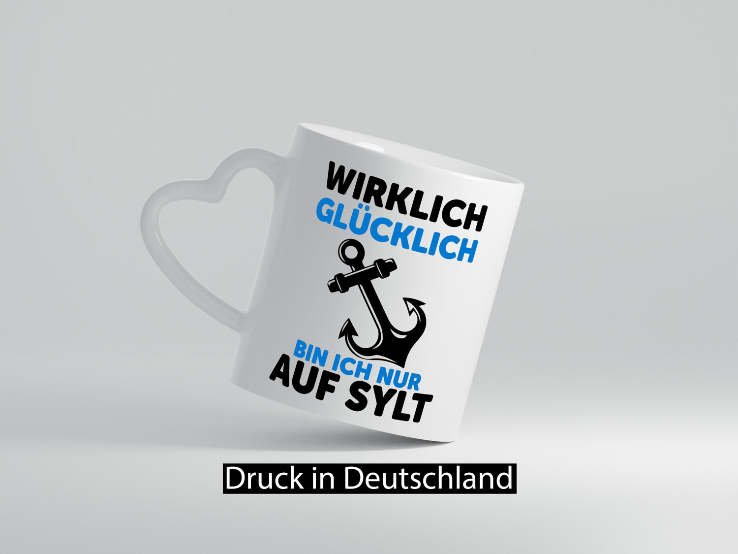 Wirklich glücklich bin ich nur auf Sylt | Nordsee v2 lustig Humor Geschenkidee