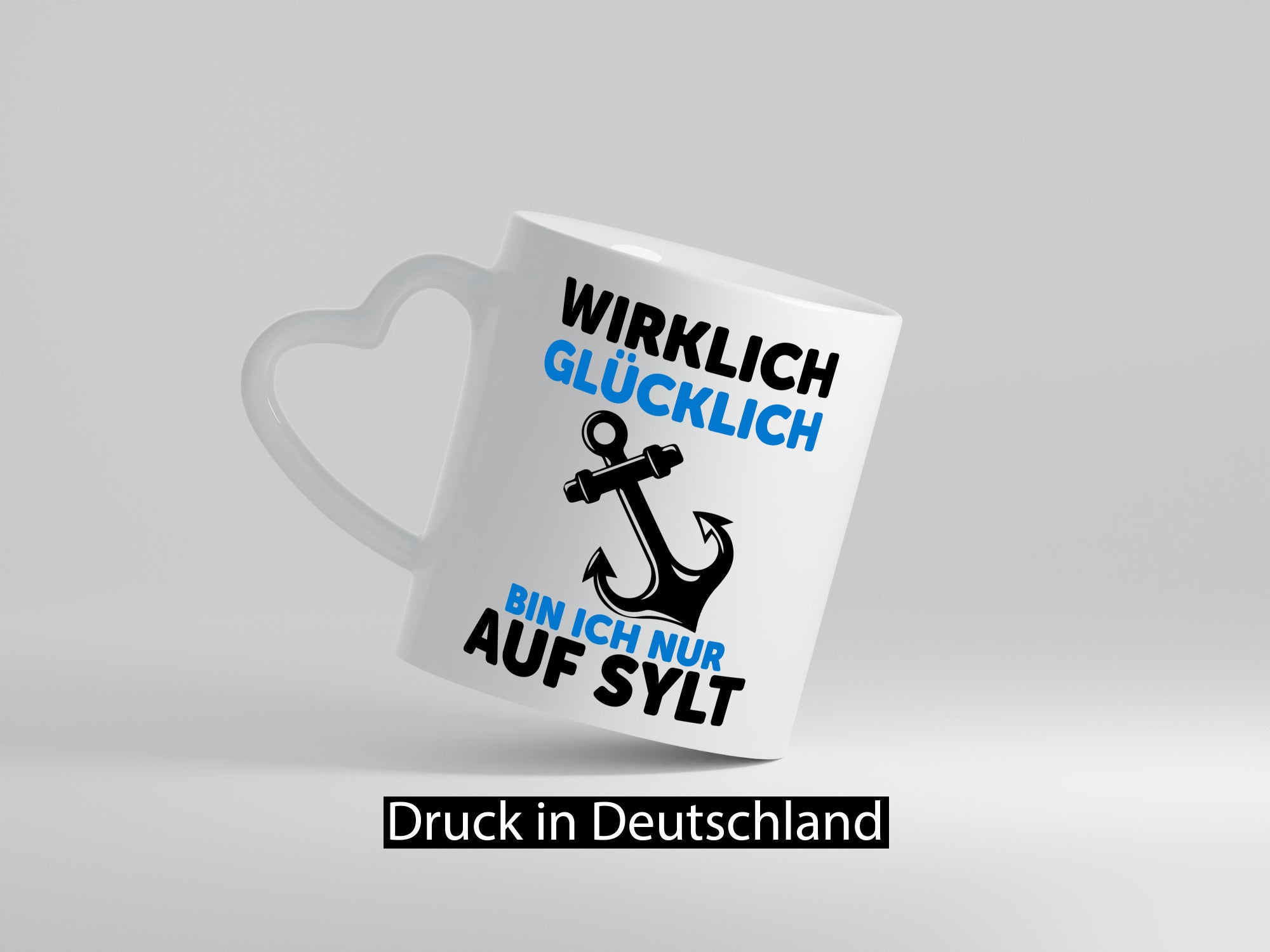 Wirklich glücklich bin ich nur auf Sylt | Nordsee v2 lustig Humor Geschenkidee