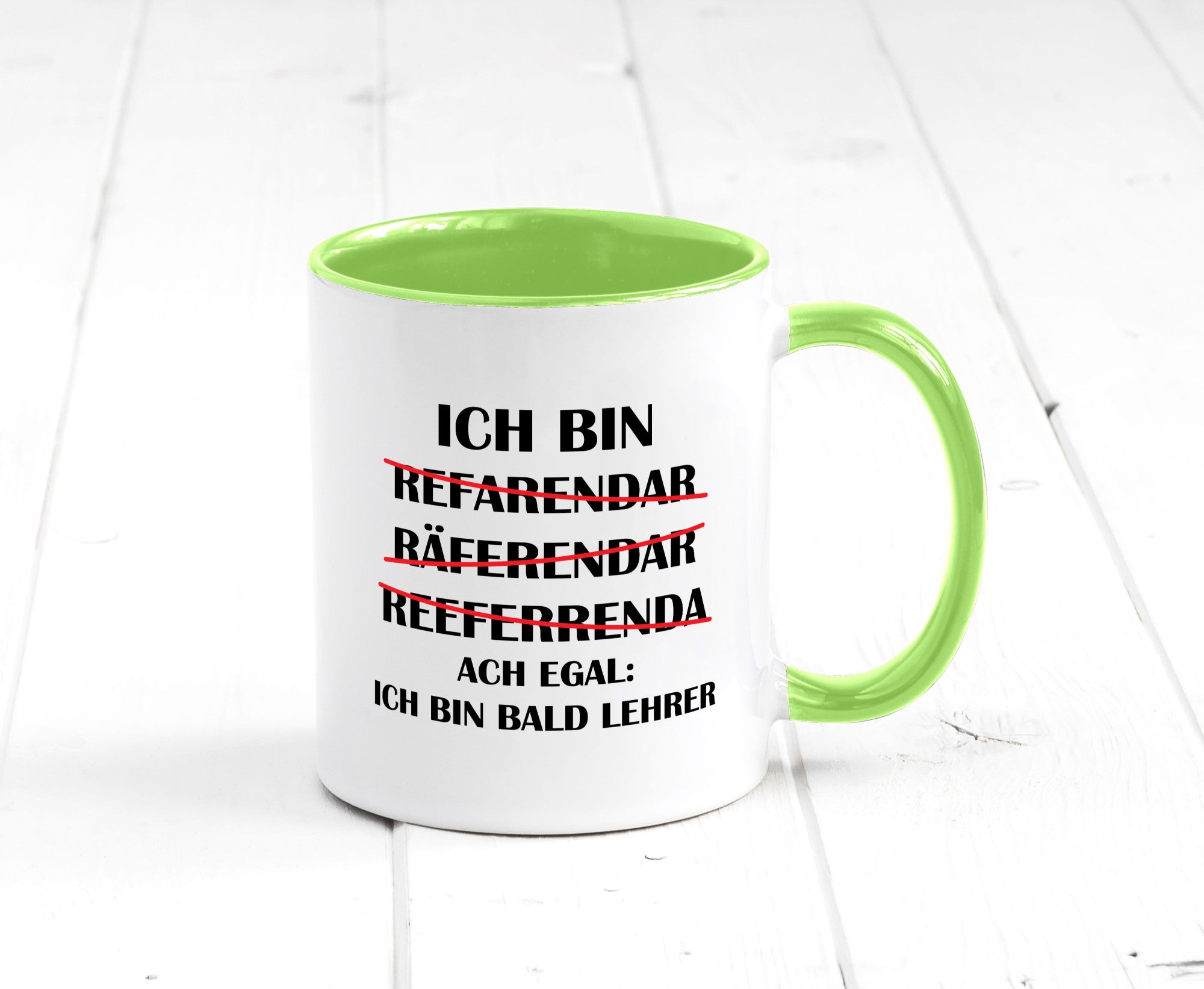 Ich bin bald Lehrer | Rechtschreibfehler lustig Humor Geschenkidee Geschenk