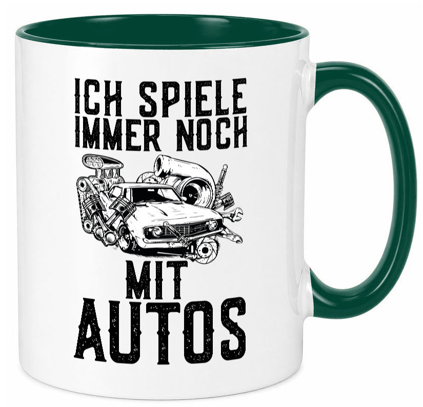 Spiele noch mit Autos | Werkstatt Werkzeug Mechaniker lustiger Spruch Geschenk