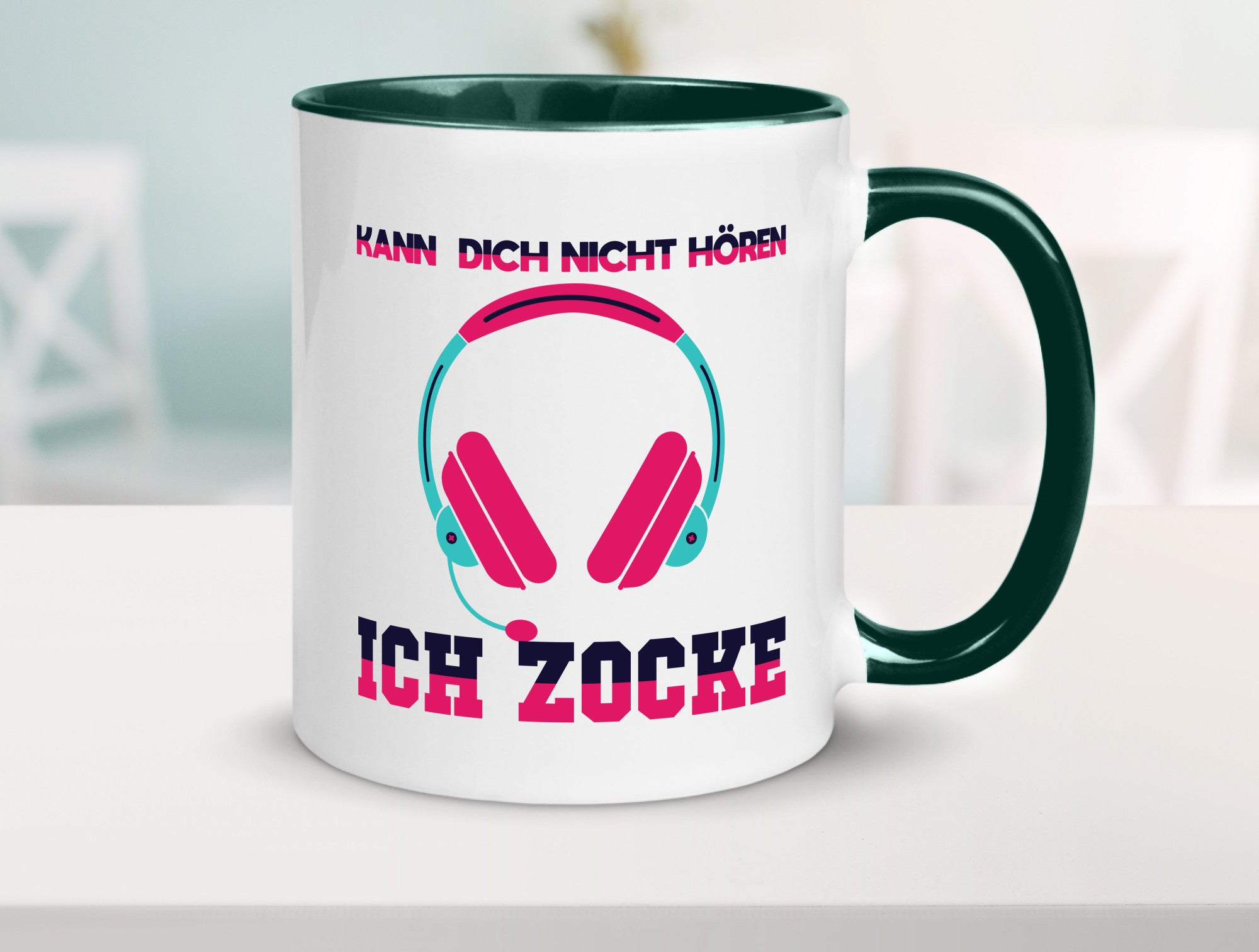 Kann dich nicht hören ich Zocke | Gamer Zocken Zocker Geschenkidee Humor Tasse