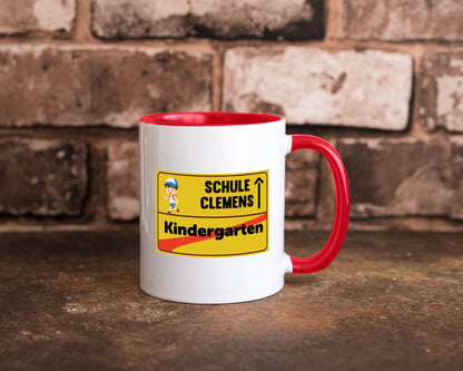 Bye Kindergarten | Schule Clemens Geschenkidee Humor Tasse