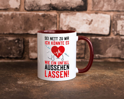 Sei nett zu mir | Krankenschwester Arzt Klinik Spritze v2 lustig Humor