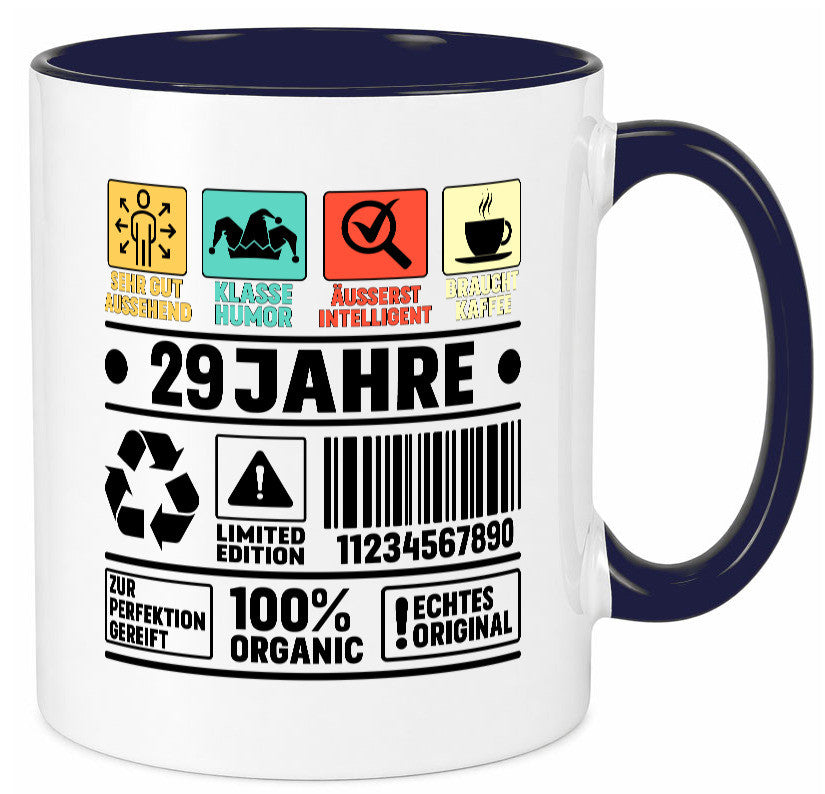 29. Geburtstag | 29 Jahre Humor Limited Edition lustiger Spruch Geschenk