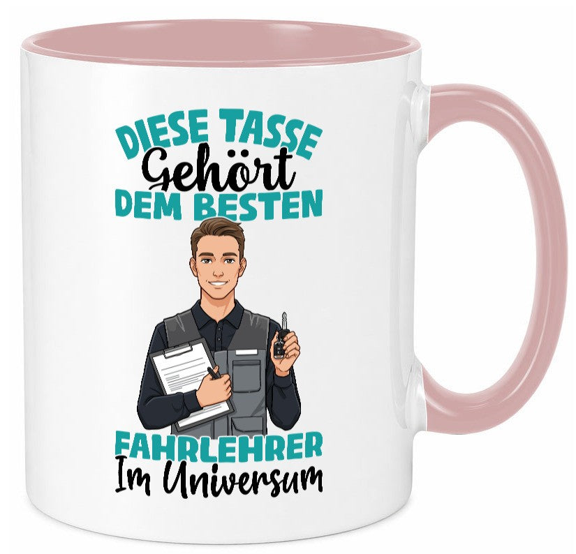 Im Universum: Fahrlehrer | Fahrschule lustig Humor Geschenkidee Geschenk Tasse