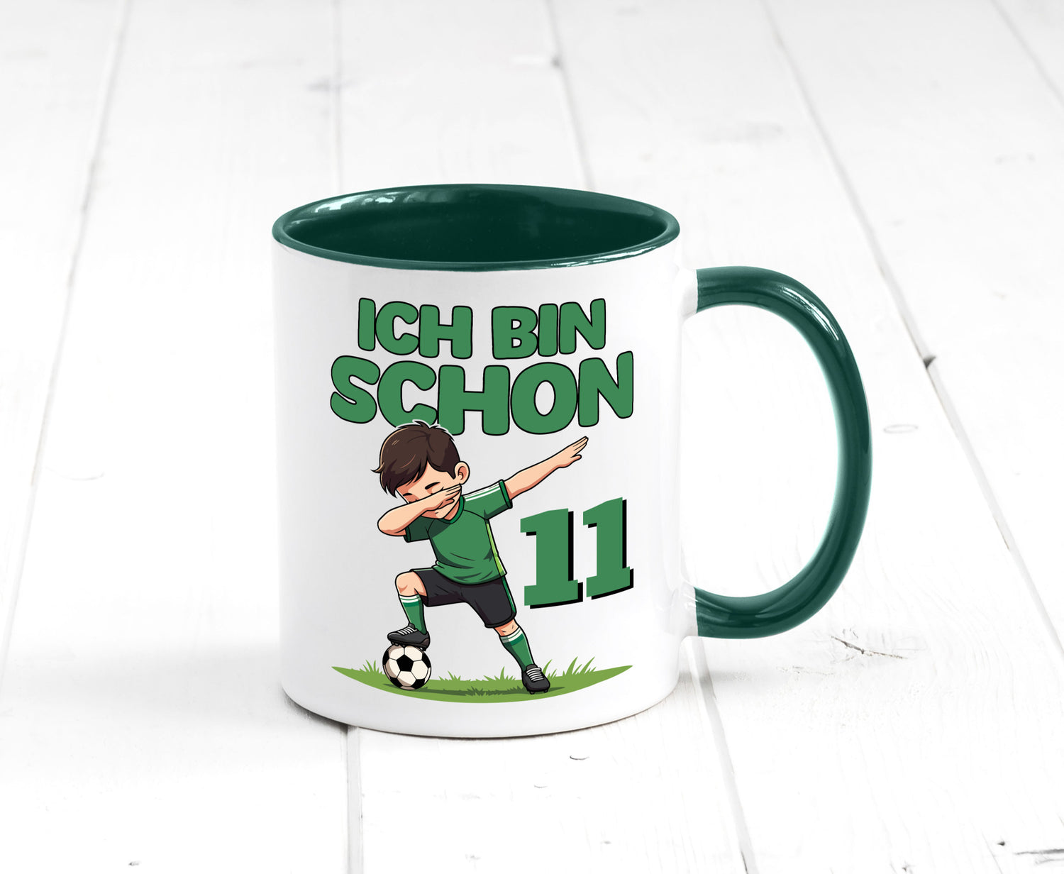 11. Geburtstag | 11 Jahre Fußballer Geschenkidee Humor Tasse
