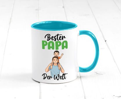 Bester Papa | Vatertag Daddy Familie lustiger Spruch Geschenk Geschenkidee Tasse