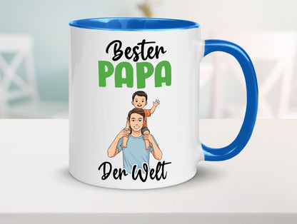 Bester Papa | Vatertag Daddy Familie lustiger Spruch Geschenk Geschenkidee Tasse