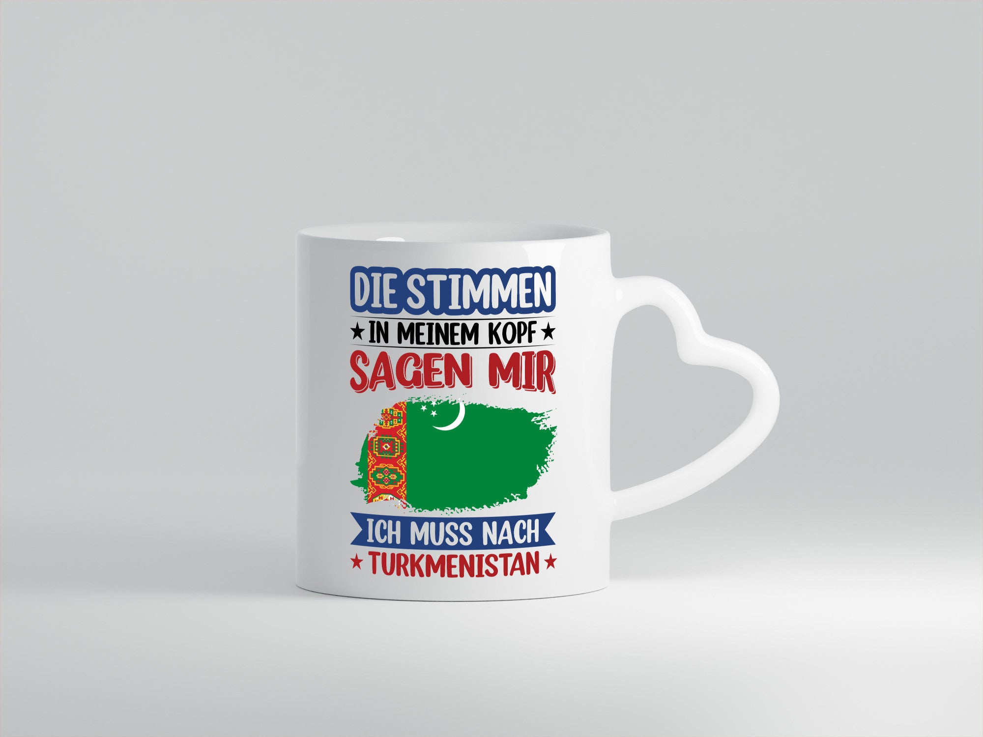 Turkmenistan | Urlaub Stimmen in meinem Kopf Traumland v2 Geschenk Humor