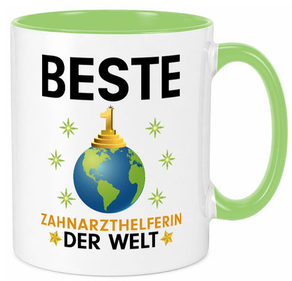 Welt Beste Zahnarzthelferin | Zahnmedizin Geschenk Humor Geschenkidee lustiger Tasse