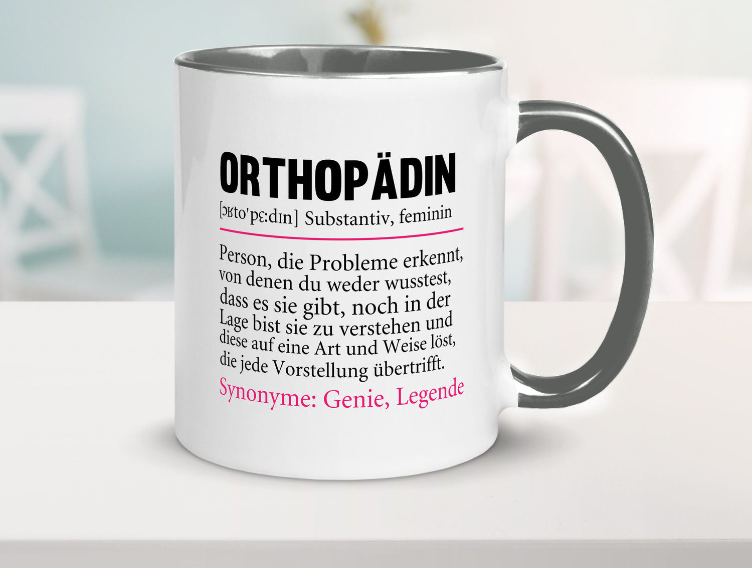 Orthopädin | Spruch Beruf Humor Orthopädie v2 Arbeit Kollegen Büro Geschenkidee