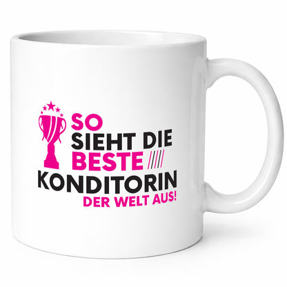 Die Weltbeste Konditorin | Konditorei lustig Humor Geschenkidee Geschenk Tasse