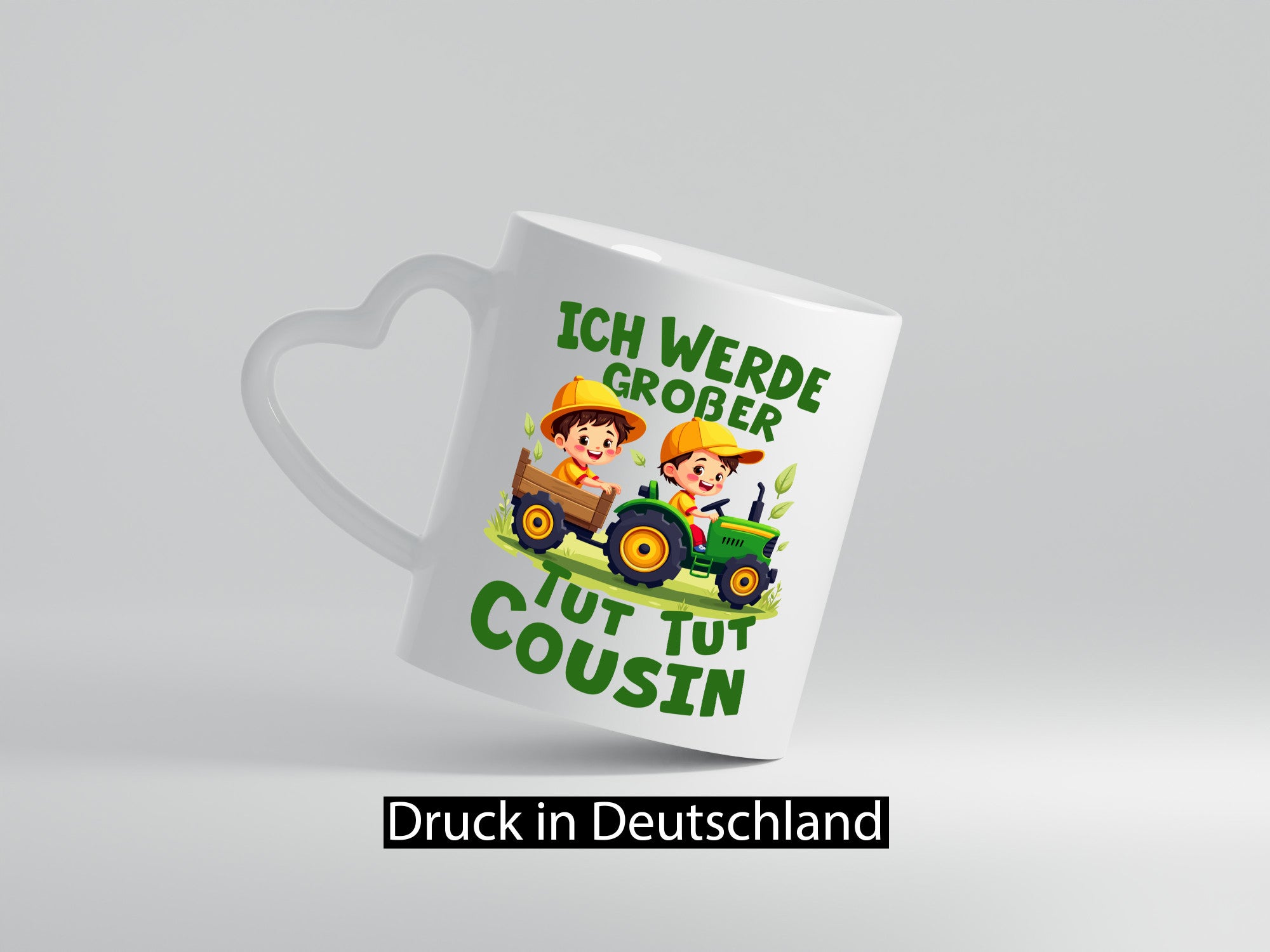 Ich werde Großer Cousin | Familie Bauer lustiger Spruch Geschenk Geschenkidee
