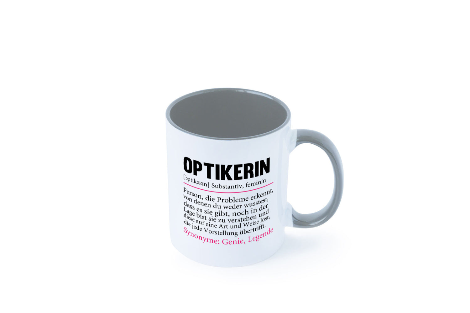 Optikerin | Spruch Humor Beruf Augenoptik Arbeit Kollegen Büro Geschenkidee