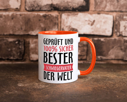 Bester Schwiegervater Geschenk Familie Geschenkidee lustiger Spruch Tasse