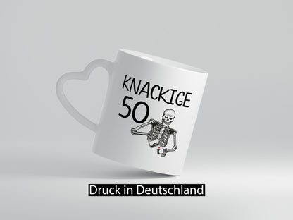 50. Geburtstag | Alt Knackig und Geschenk Geschenkidee lustiger Spruch Tasse